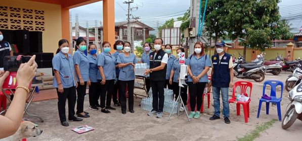 เทศบาลตำบลวัดธาตุออกบริการฉีดวัคซีนป้องกันเชื้อไวรัสโควิด19