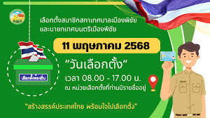 ประกาศคณะกรรมการการเลือกตั้งประจำเทศบาลตำบลวัดธาตุ #เรื่องผลการนับคะแนนเลือกตั้ง สมาชิกสภาเทศบาล เขต 1 , เขต 2 และนายกเทศมนตรีตำบล เมื่อวันที่ 11 พฤษภาคม 2568