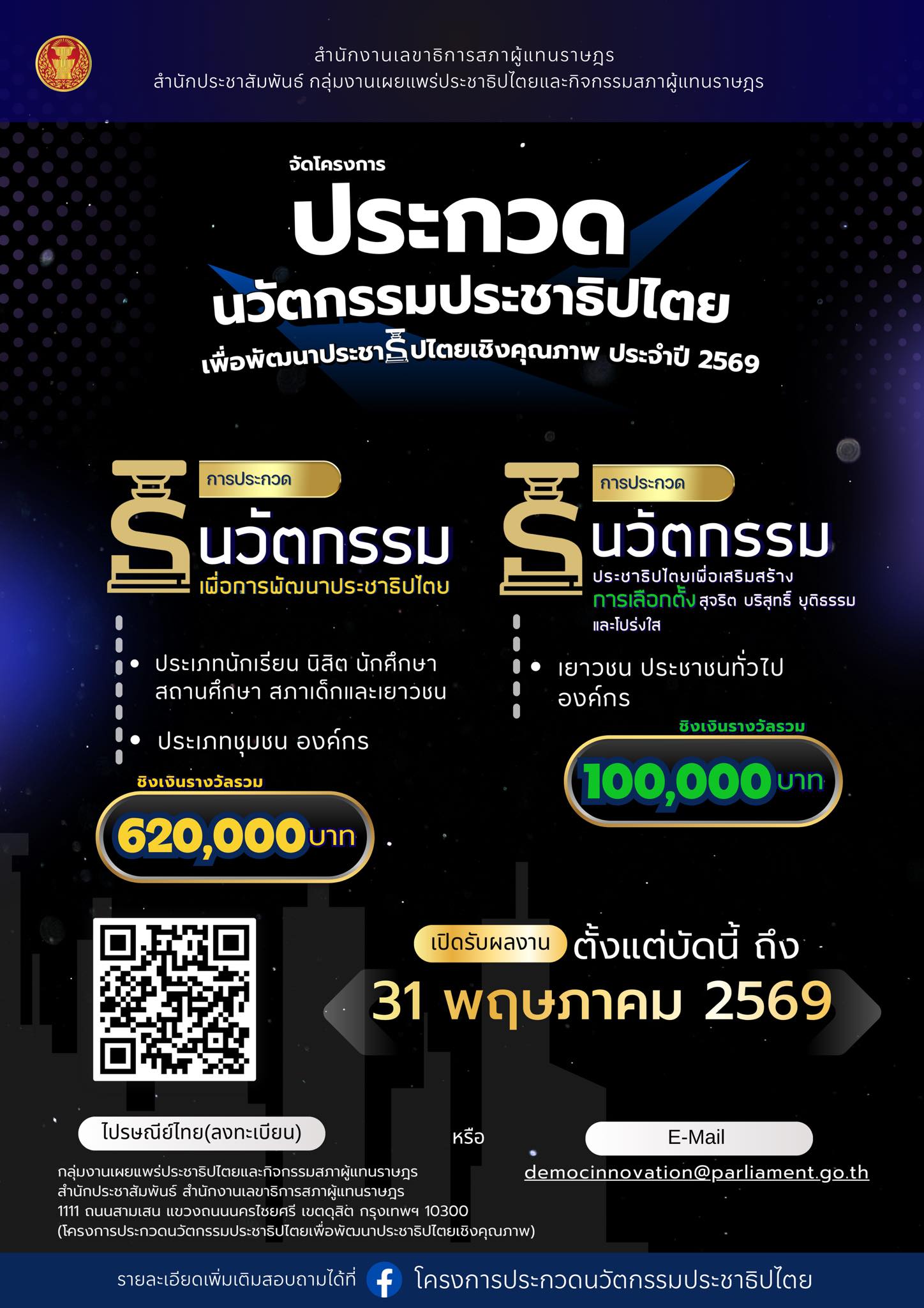 ประกวด นวัตกรรมประชาธิปไตย